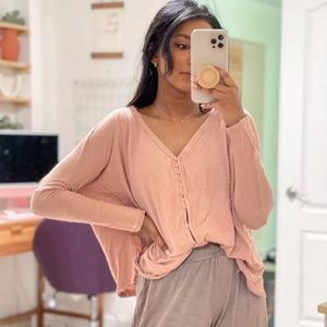 Drop Shoulder Cardigan